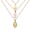 New Multilayer Crystal Moon Necklaces & Pendants For Women Vintage Charm Gold Choker Necklace 2019 Bohemian Jewelry Wholesale