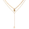 New Multilayer Crystal Moon Necklaces & Pendants For Women Vintage Charm Gold Choker Necklace 2019 Bohemian Jewelry Wholesale