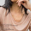 initial pendant custom name letter stainless steel necklace women statement nameplate personalized layered choker necklace