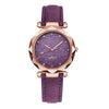 Casual Women Romantic Starry Sky Wrist Watch Leather Rhinestone Designer Ladies Clock Simple Dress Gfit  Montre Femme@50