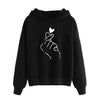 Sweatshirts 2019 Print Womens Long Sleeve Hoody  Jumper Pullover Top Blouse Women's Sweatshirt Poleron Sudadera Con Capucha L711