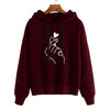 Sweatshirts 2019 Print Womens Long Sleeve Hoody  Jumper Pullover Top Blouse Women's Sweatshirt Poleron Sudadera Con Capucha L711