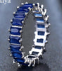 EMMAYA Silver Color Unique Design CZ Ring Paved Austrian Zircon Fashion Women Ring Jewelry