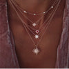 26 Styles Boho Shell Pendant Necklace for Women Long Chain Round Charm Statement Choker 2019 Collares Necklace Wedding Jewelry