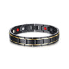 Abrray Magnetic Hematite Copper Bracelet Men's Health Bracelets with Hook Buckle Clasp Therapy Bangles Man Health Care Jewelry
