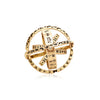 Silver Astronomical Ring for men women metal ball Creative Complex Rotating Cosmic Finger mood ring men fashion jewelry gifts
