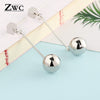 ZWC Fashion New Women's Acrylic Drop Earrings Hot Selling Long Dangling Earrings Gift For Women Party Wedding Jewelry Brincos
