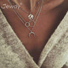 26 Styles Boho Shell Pendant Necklace for Women Long Chain Round Charm Statement Choker 2019 Collares Necklace Wedding Jewelry