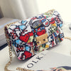 2019 New Women Bags Summer Graffiti Ladies designer handbags high quality chain mini bag women messenger bags for women Clutch