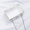 BELLA JOY New Acrylic Transparent Women Clutch Bag Chain  Women Messenger Bag Evening Bag Handbag Chain Shoulder Bag