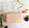 BELLA JOY New Acrylic Transparent Women Clutch Bag Chain  Women Messenger Bag Evening Bag Handbag Chain Shoulder Bag