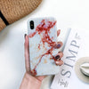 Marble Case on For Coque iphone 7 XS MAX Case Soft TPU Back Cover For iphone 6 6S 7 8 Plus iphone X XR Case Cover Phone Case