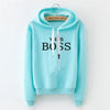 Hoodies Women 2019 Brand Female Long Sleeve Solid Color Hooded Sweatshirt Hoodie Tracksuit Sweat Coat Casual Sportswear S-3XL