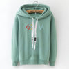 Hoodies Women 2019 Brand Female Long Sleeve Solid Color Hooded Sweatshirt Hoodie Tracksuit Sweat Coat Casual Sportswear S-3XL