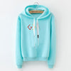 Hoodies Women 2019 Brand Female Long Sleeve Solid Color Hooded Sweatshirt Hoodie Tracksuit Sweat Coat Casual Sportswear S-3XL