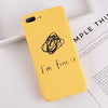 Lovebay Phone Case For iPhone 11 6 6s 7 8 Plus X XR XS 11Pro Max Cute Cartoon Letter Deer Smiley Face Soft TPU For iPhone Cover