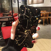 Lovebay Gold Foil Bling Marble For iPhone 11 Pro Max X XS Max XR Phone Case Soft TPU Cover For iPhone 7 8 6 6s Plus Glitter Case