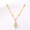 2019 Boho Conch Shell Necklace Sea Beach Shell Pendant Necklace For Women Collier Femme Shell Cowrie Summer Jewelry Bohemian