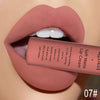 Qibest Brand 34 Colors Waterproof Matte Nude Lipstick Lipkit Pigment Dark Red Black Long Lasting Lip Gloss Lot Women Makeup