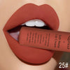 Qibest Brand 34 Colors Waterproof Matte Nude Lipstick Lipkit Pigment Dark Red Black Long Lasting Lip Gloss Lot Women Makeup
