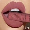 Qibest Brand 34 Colors Waterproof Matte Nude Lipstick Lipkit Pigment Dark Red Black Long Lasting Lip Gloss Lot Women Makeup