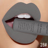 Qibest Brand 34 Colors Waterproof Matte Nude Lipstick Lipkit Pigment Dark Red Black Long Lasting Lip Gloss Lot Women Makeup