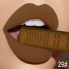 Qibest Brand 34 Colors Waterproof Matte Nude Lipstick Lipkit Pigment Dark Red Black Long Lasting Lip Gloss Lot Women Makeup