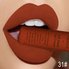 Qibest Brand 34 Colors Waterproof Matte Nude Lipstick Lipkit Pigment Dark Red Black Long Lasting Lip Gloss Lot Women Makeup