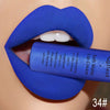 Qibest Brand 34 Colors Waterproof Matte Nude Lipstick Lipkit Pigment Dark Red Black Long Lasting Lip Gloss Lot Women Makeup