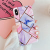 LOVECOM Geometric Marble Phone Cases For iPhone 11 Pro Max XR XS Max 6 6S 7 8 Plus X Soft IMD Electroplated Back Cover Coque
