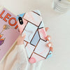 LOVECOM Geometric Marble Phone Cases For iPhone 11 Pro Max XR XS Max 6 6S 7 8 Plus X Soft IMD Electroplated Back Cover Coque