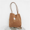 Hylhexyr Woman Corduroy Shoulder Bag Reusable Shopping Bags Casual Tote Female Handbag For Dropshipping
