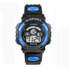 2019 Waterproof Children Boy Multifunction Boy Digital LED Sports Waterproof Wrist Watch Kids Alarm Date Electronic Watch Gift Q