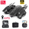 BBS RC Quadcopter GPS 4K Drone Optical Flow HD 1080P Camera Professional Aircraft  Folding Drones 500m Control Toys for Kid Gift