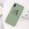 Lovebay Phone Case For iPhone 11 6 6s 7 8 Plus X XR XS 11Pro Max Cute Cartoon Letter Deer Smiley Face Soft TPU For iPhone Cover