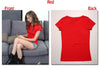 High Quality 18 Color S-3XL Plain T Shirt Women Cotton Elastic Basic T-shirts Female Casual Tops Short Sleeve T-shirt Women 002