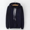 LANSHANQUE S-XXXL Autumn Winter Fleece Harajuku Pullover Solid Thick Loose Women Hoodies Sweatshirts Female Casual Coat