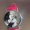 2018 Cute cartoon quartz wristwatch children leather Ladies watch Mickey women watches kid boy girls relojes