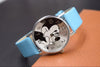 2018 Cute cartoon quartz wristwatch children leather Ladies watch Mickey women watches kid boy girls relojes