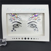 3D Crystal Glitter Jewels Tattoo Sticker Women Fashion Face Body Gems Gypsy Festival Adornment Party Makeup Beauty Stickers