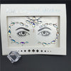 3D Crystal Glitter Jewels Tattoo Sticker Women Fashion Face Body Gems Gypsy Festival Adornment Party Makeup Beauty Stickers