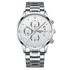 NIBOSI Men Watch Chronograph Sport Mens Watches Top Brand Luxury Waterproof Full Steel Quartz Gold Clock Men Relogio Masculino