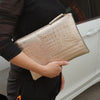 Fashion crocodile women's clutch bag pu leather women envelope evening bag 2019 new female Clutches Handbag bolsa feminina purse