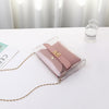 Women PVC clear bag satchel bag Fashion Transparent Shoulder Crossbody Bags Ladies Messenger Casual Shopping Small Handbags