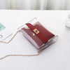 Women PVC clear bag satchel bag Fashion Transparent Shoulder Crossbody Bags Ladies Messenger Casual Shopping Small Handbags