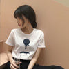 Cosmic belief Harajuku summer women's new ins fashion cartoon printed letter short-sleeved casual T-shirt shirt S-2XL