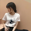 Cosmic belief Harajuku summer women's new ins fashion cartoon printed letter short-sleeved casual T-shirt shirt S-2XL