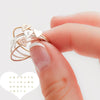 Personalized Hand Stamped Stacking A-Z 26 Letters Initial Tiny Heart Rings for Women Gold Color Finger Rings Jewelry Wholesale