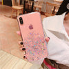 Heyytle Glitter Bling Sequins Case For iphone 8 7 Plus 6 6s Epoxy Star Transparent Case For iphone X XR XS MAX 10 Soft TPU Cover