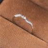 New Trendy Crystal  Engagement Claws Design Hot Sale Rings For Women AAA White Zircon Cubic elegant rings Female Wedding jewerly